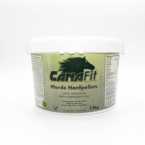 CanaFit Pferde-Hanfpellets 1,5kg