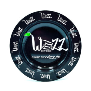 WEEDZZ Metall Aschenbecher „Logo 1“ Anthrazit schwarz