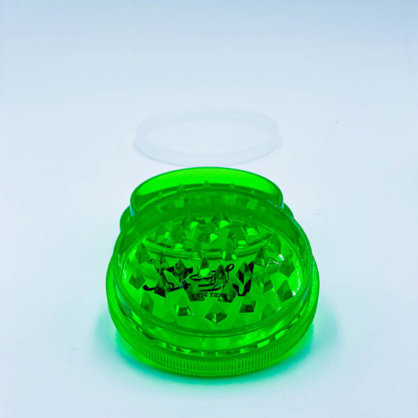 Weedzz Kunststoff Grinder Grün Transparent