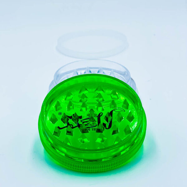 Weedzz Kunststoff Grinder Grün Transparent