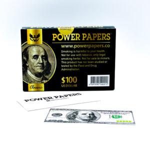 Power Papers Long Papers „100 Dollar Super King Size” (mit Filtertips)